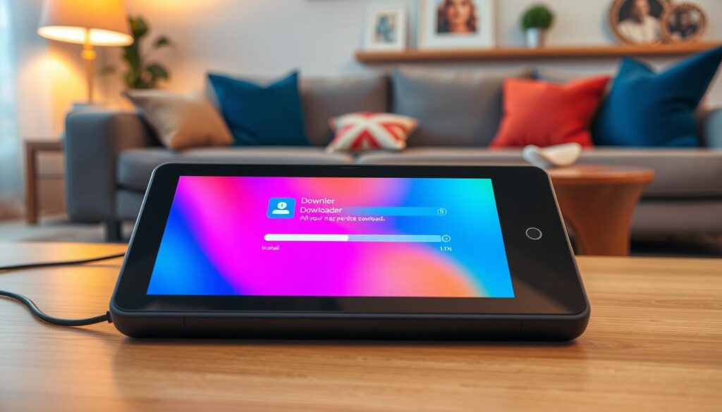 Installing Downloader app for nanomid player
